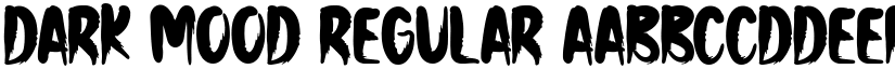 Dark Mood font download