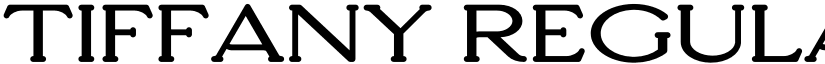 Tiffany Regular font