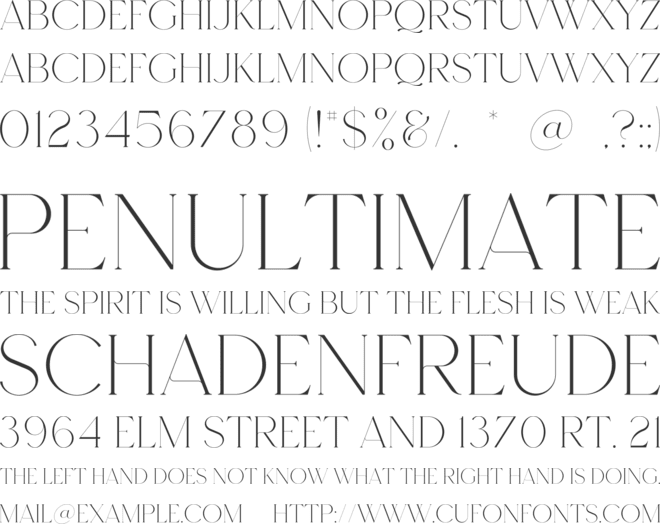 Tabatha font preview