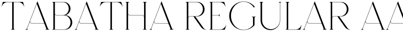 Tabatha Regular font