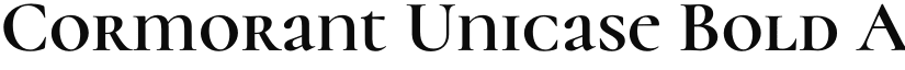 Cormorant Unicase Bold font