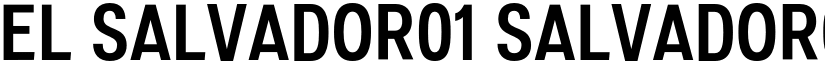 El Salvador01 Salvador01 font