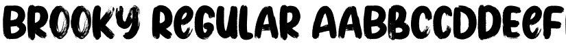 Brooky Regular font