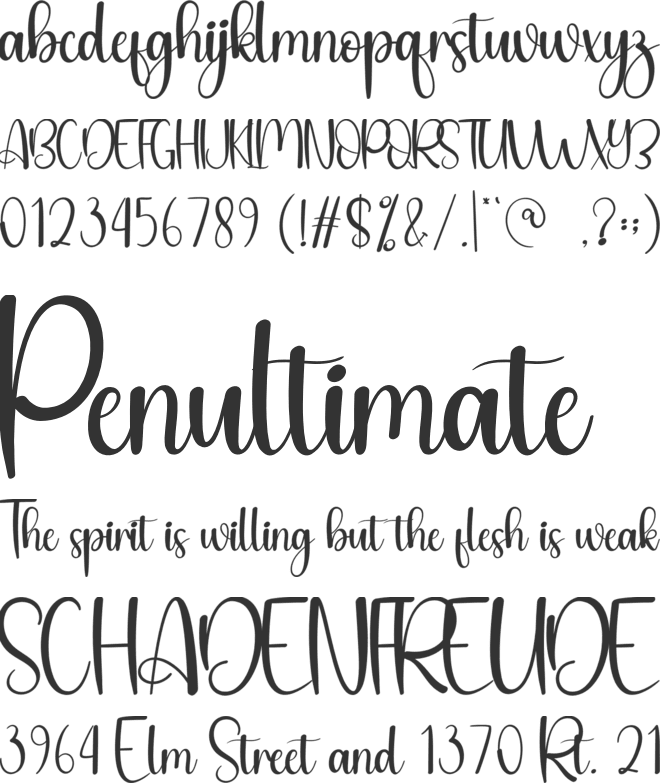 Pokemon font preview