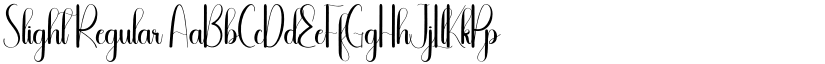 Slight Regular font