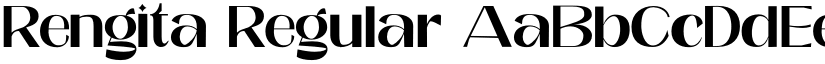 Rengita Regular font