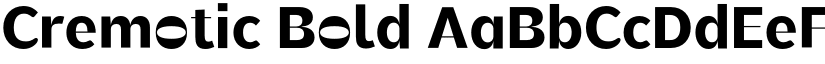 Cremotic Bold font
