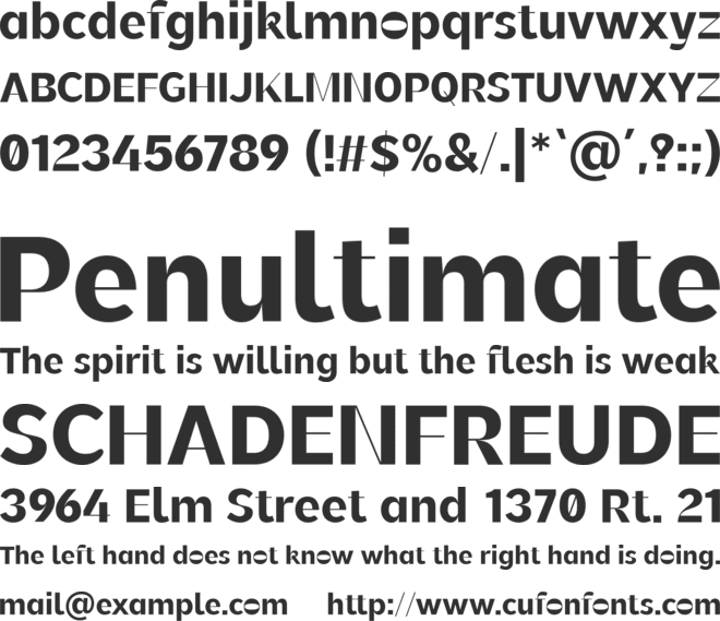 Cremotic font preview