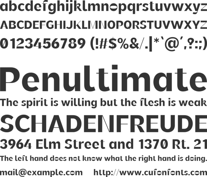 Cremotic font preview