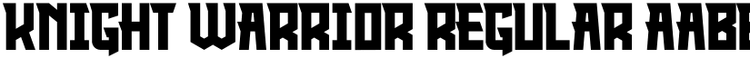 KNIGHT WARRIOR Regular font
