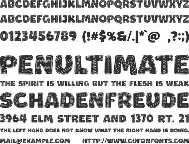 ACAPULCO font preview