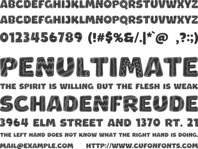 ACAPULCO font preview