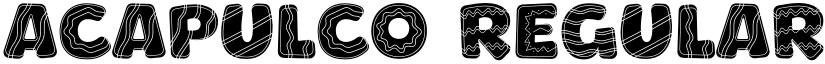 ACAPULCO Regular font