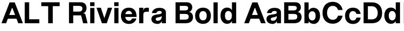 ALT Riviera Bold font