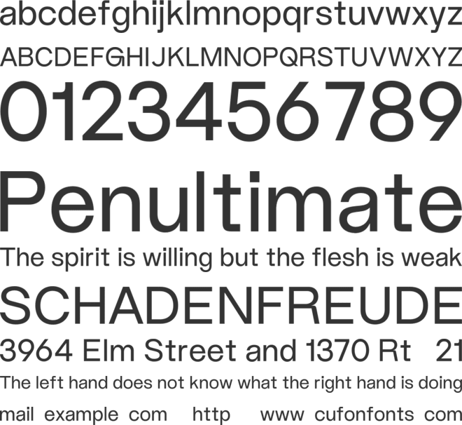 ALT Riviera font preview