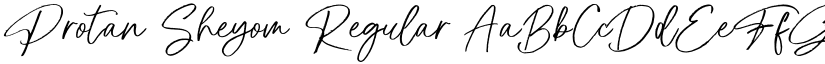 Protan Sheyom Regular font