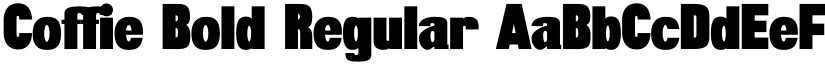 Coffie Bold Regular font