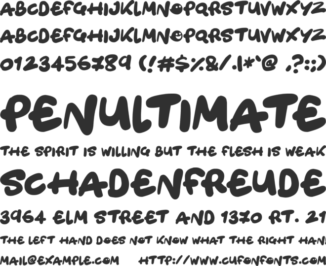 Ghost HOuses font preview