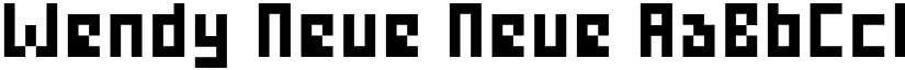 Wendy Neue font download