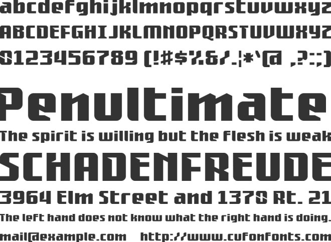 Starzoom Shavian font preview