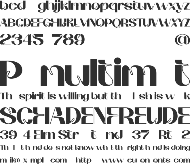 HYPOTHALAMUS font preview