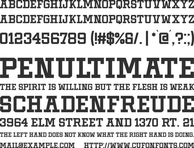 Shine More font preview
