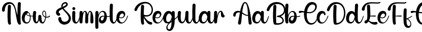 Now Simple font download