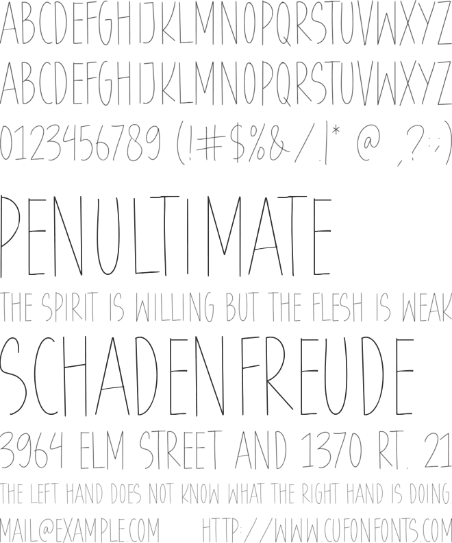 Lonsome Town font preview