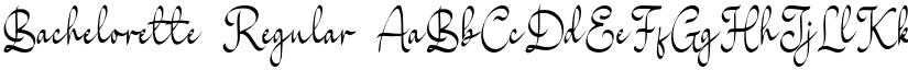 Bachelorette Regular font