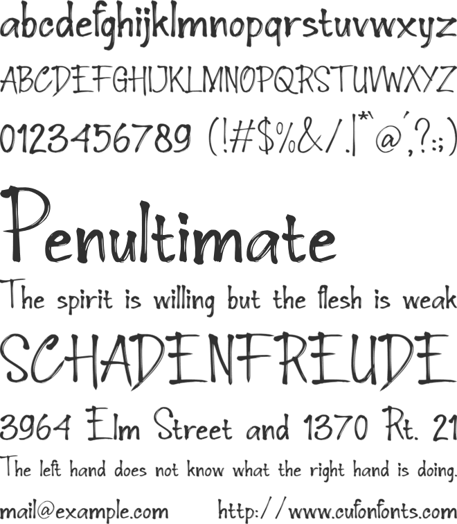 Anadyrsky font preview