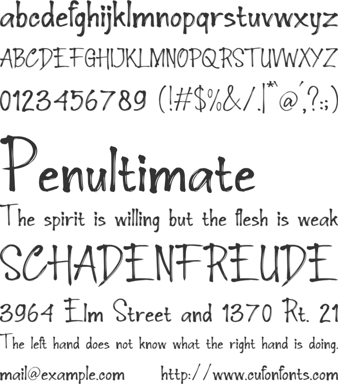 Anadyrsky font preview