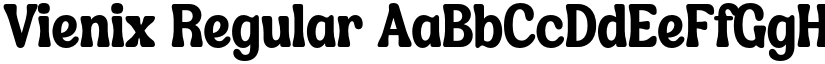 Vienix Regular font