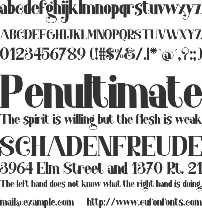 Mextpro font preview