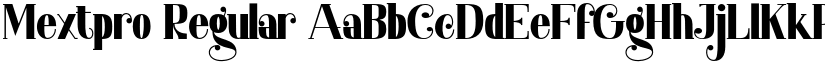 Mextpro Regular font