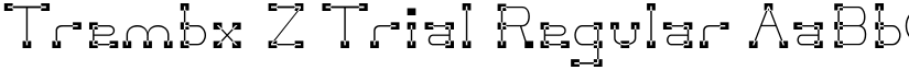 Trembx Z Trial Regular font
