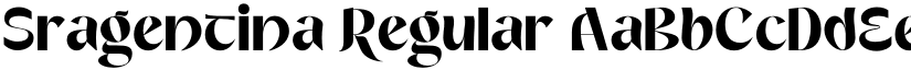 Sragentina Regular font