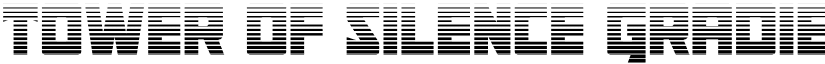 Tower of Silence Gradient Regular font