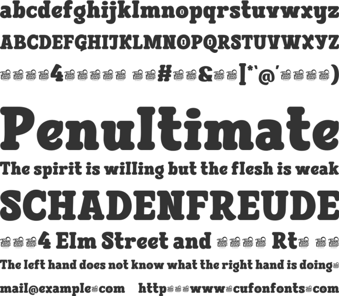 BLEQCKI Trial font preview