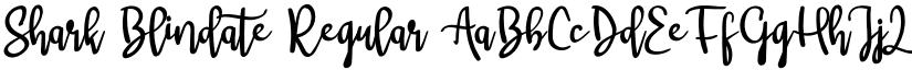 Shark Blindate Regular font