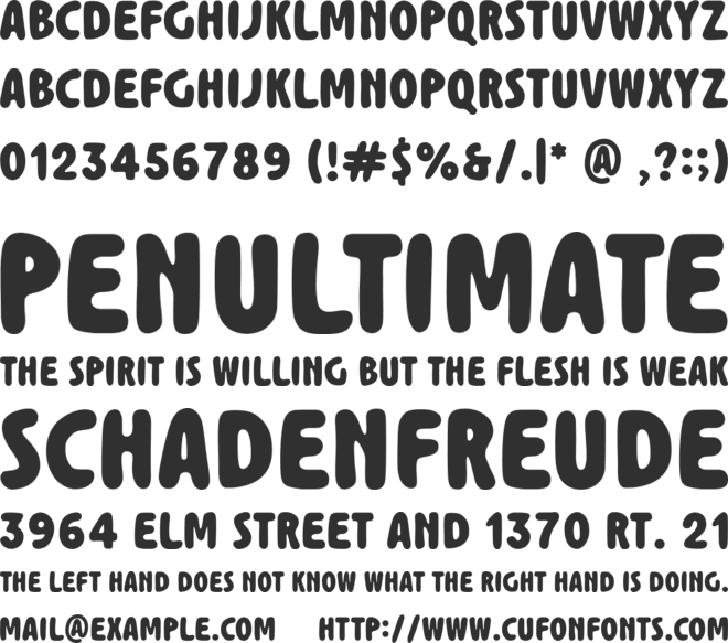Candle Quotes font preview