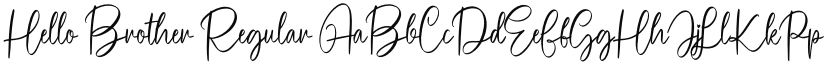 Hello Brother font download