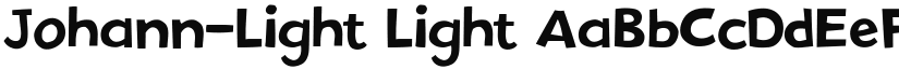 Johann-Light Light font