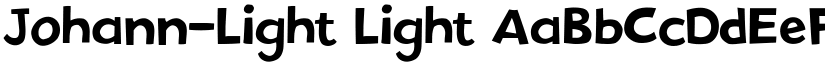 Johann-Light Light font