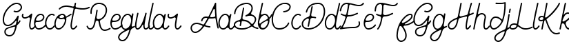 Grecot Regular font