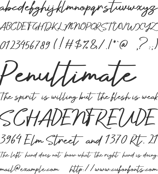 Mateo font preview