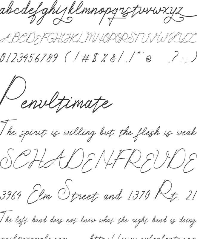 Agustus Signature font preview