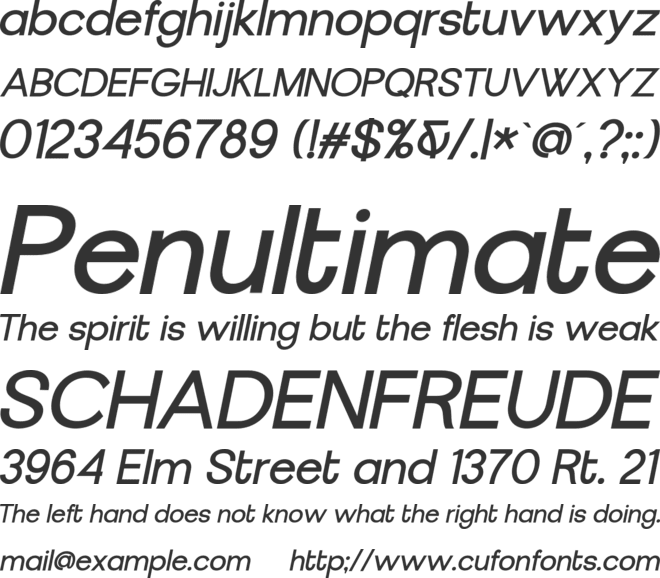 Breston font preview