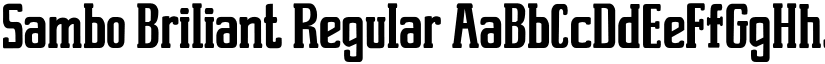 Sambo Briliant Regular font