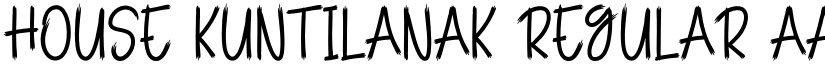 House Kuntilanak Regular font
