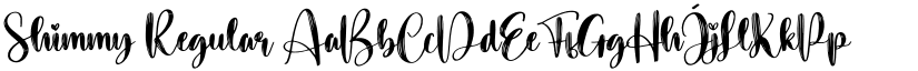 Shimmy Regular font
